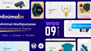 Minimalin v1.1 eCommerce WooCommerce Elementor Theme