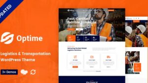 Optime (v1.0.4) Logistics & Transportation WordPress Theme
