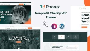 Poorex v1.0.4 Nonprofit Charity WordPress Theme