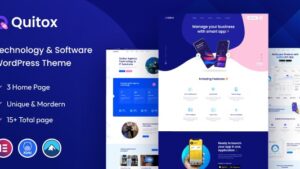 Quitox v1.0.4 Software & IT Solutions WordPress Theme
