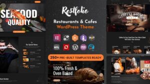 Restfolio v1.0.2 Restaurants & Cafes WordPress Theme