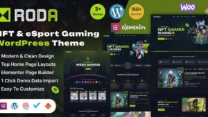 Roda v1.0.0 Gaming Store & eCommerce WordPress Theme