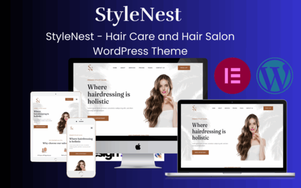 StyleNest (v1.0.0) Hair Care and Hair Salon WordPress Theme