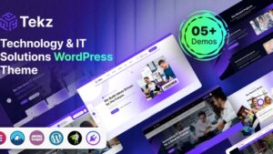 Tekz v1.0.0 Technology & IT Solutions WordPress Theme