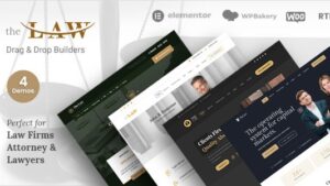 The Law - Lawyer Theme + RTL v4.9.16