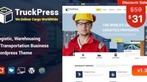 TruckPress v1.3.5 Logistics & Transportation WP Theme