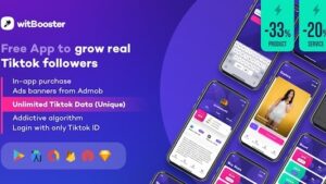 WitBooster v2.3.0 – Free App to grow real Tiktok video followers for Android