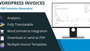 WordPress Invoice Generator with WooCommerce Integration and Stripe Payments v2.2
