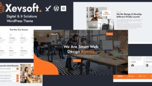 Xevsoft v1.0.0 Digital & It Solutions WordPress Theme