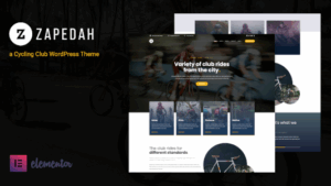 Zapedah (v1.3) Cycling Club WordPress Theme