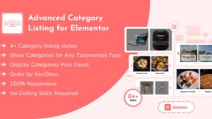 Advanced Category Listing for Elementor v1.0.5