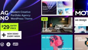 Agno (v1.0.3) Creative Portfolio Agency WordPress Theme