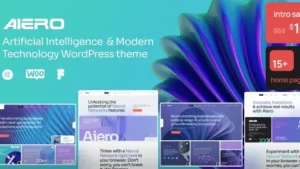 Aiero | AI Agency & Technology WordPress Theme v2.0.0