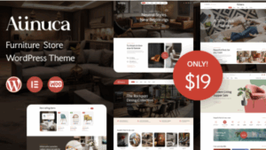 Aunuca (v1.0.1) Furniture Store WordPress Theme