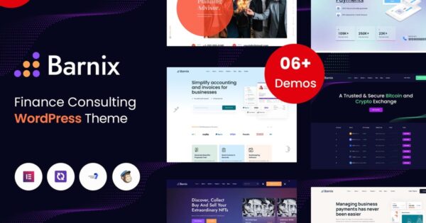 Barnix (v1.0.1) Finance & Business WordPress Theme