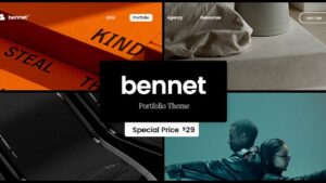 Bennet (v1.7) Creative Portfolio WordPress Theme
