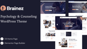 Brainez v1.0.1 Psychology And Counseling WordPress Theme
