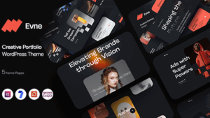 Evne v1.0.0 Creative Portfolio WordPress Theme