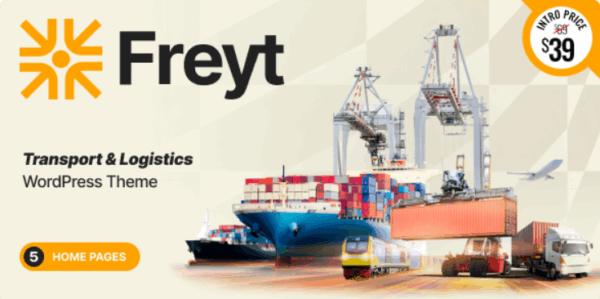 FREYT v1.0.0 Transport, Logistics and Cargo Theme