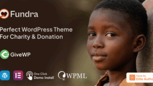 Fundra v1.3 Fundraising & Donation WordPress Theme