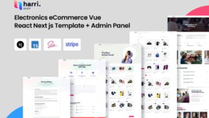 Harri v1.0.8 Electronics eCommerce React Next js Template + Admin Panel