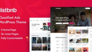 Listbnb (v1.0.6) Classified Ads WordPress Theme