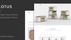 Lotus (v3.0) Modern Minimal WordPress WooCommerce Theme