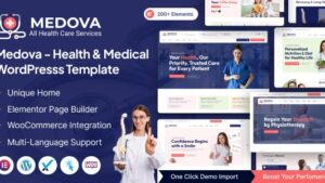 Medova (v1.0.0) Health and Medical WordPress Theme