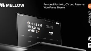 Mellow v1.0.1 Personal Portfolio WordPress Theme