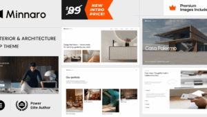 Minnaro v1.0 Interior Design Architecture WordPress