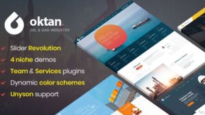Oktan v1.0.1 Oil & Gas Industry WordPress Theme