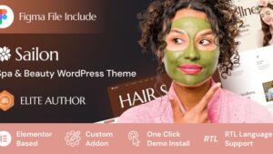 Sailon v1.0.0 Spa & Beauty Salon WordPress Theme