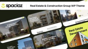 Spaciaz v1.0.0 Real Estate & Construction Group WordPress Theme