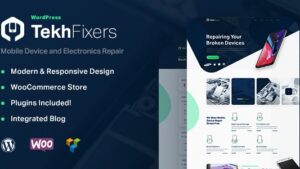 TekhFixers (v1.1.0) Mobile Device Repair WordPress Theme