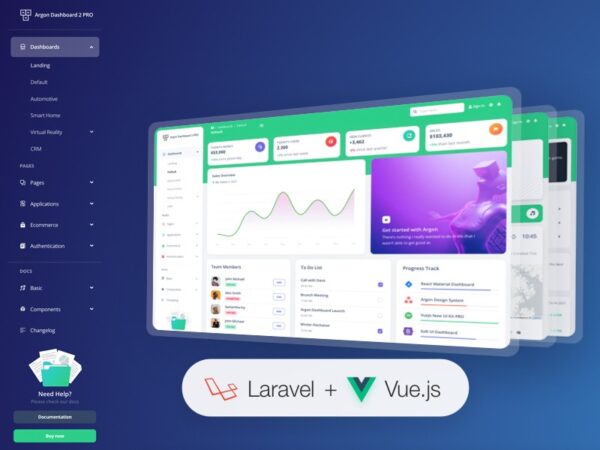 Vue Argon Dashboard 2 PRO Laravel 4.0.0