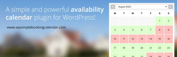 WP Simple Booking Calendar v8.4 [Activated]