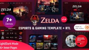 Zelda - eSports & Gaming Bootstrap 5 Template 1.6