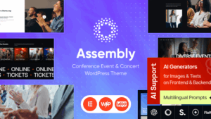 Assembly (v1.1.0) Conference Event & Concert WordPress Theme