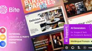 Bite (v1.0.0) Catering, Wedding & Party WordPress Theme