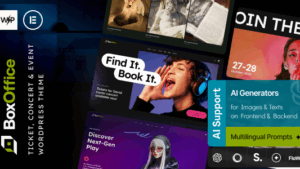 BoxOffice (v1.0.0) Ticket, Concert & Event WordPress Theme