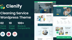 Clenify (v1.0.2) Cleaning Service WordPress Theme