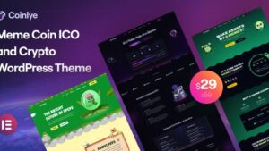 Coinlye (v1.0.0) Meme coin ICO & Crypto WordPress Theme