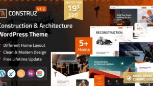 Construz (v1.0.0) Construction & Architecture WordPress Theme