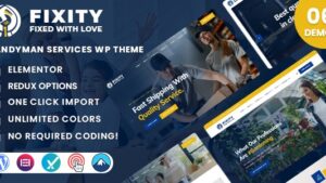 Fixity (v1.0.0) Handyman Services WordPress Theme