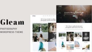 Gleam (v1.9.4) Portfolio Photography WordPress Theme