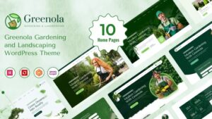 Greenola (v1.0.0) Gardening & Landscaping WordPress Theme