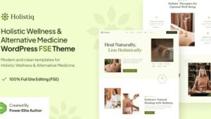 Holistiq (v1.0.1) Holistic Wellness & Alternative Medicine FSE WordPress Theme
