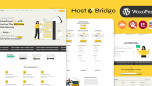 HostBridge (v1.0.1) WHMCS Hosting and DevOps Agency WordPress Theme