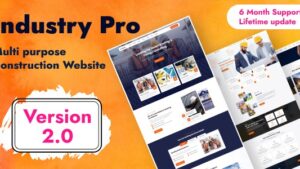 Industry PRO v2.0 - Multipurpose Construction Builder and Agency Website Script [Activated]