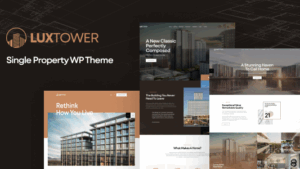 Luxtower (v1.1.2) Single Property WordPress Theme